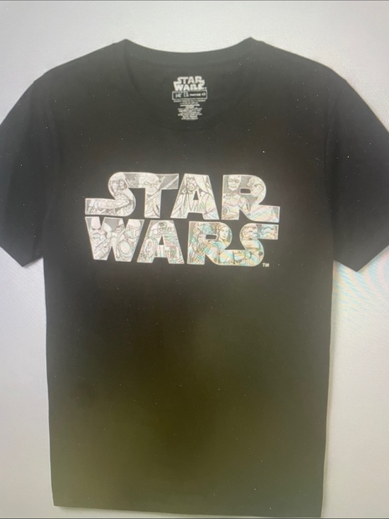 Star Wars Other - Star Wars Black Tee with Multicolor Logo